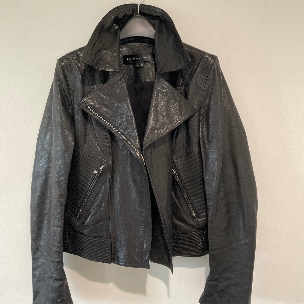 Theory Theyskens Leather Jacket